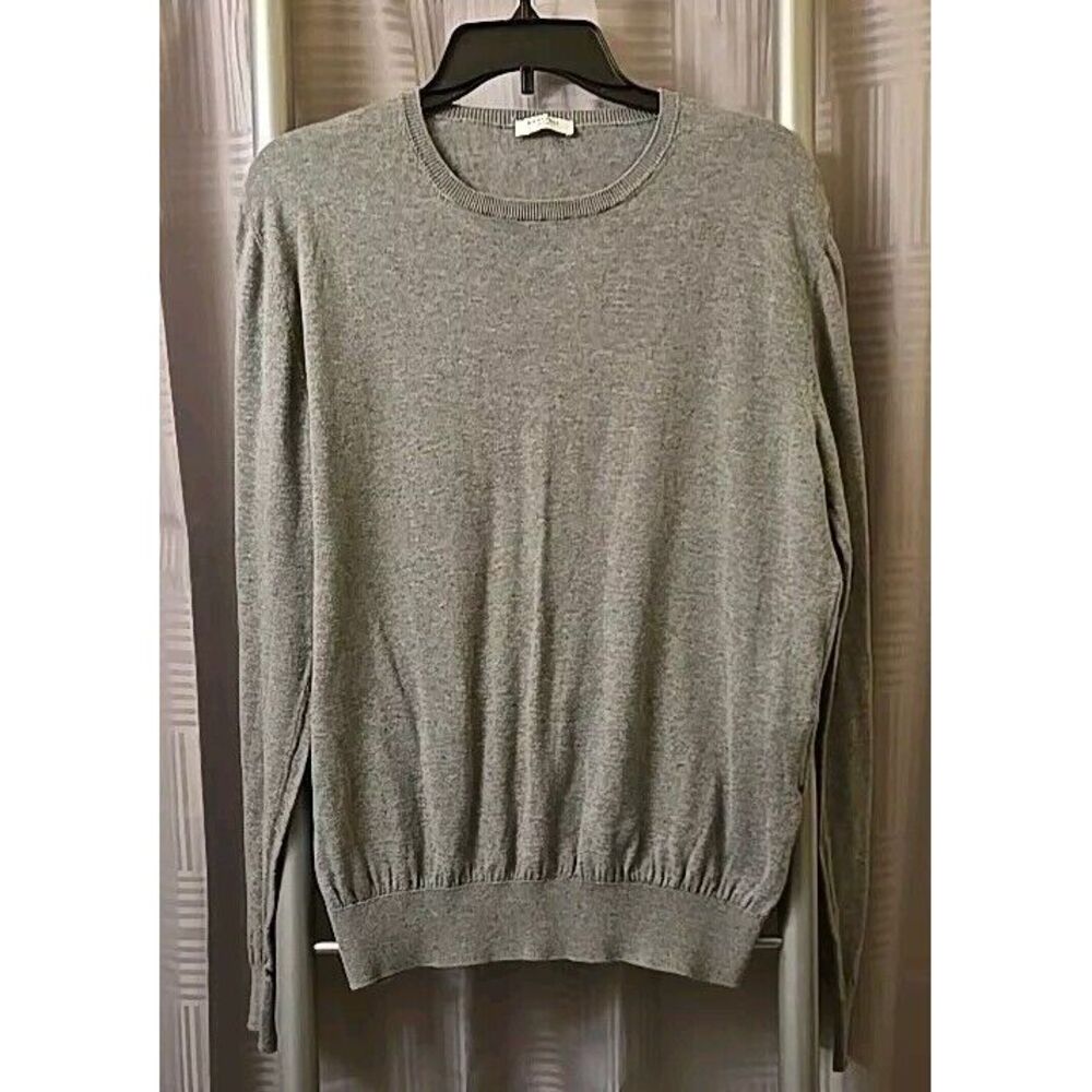 Boglioli Milano‎ Sweater Mens Crewneck Medium Gray Italy XL